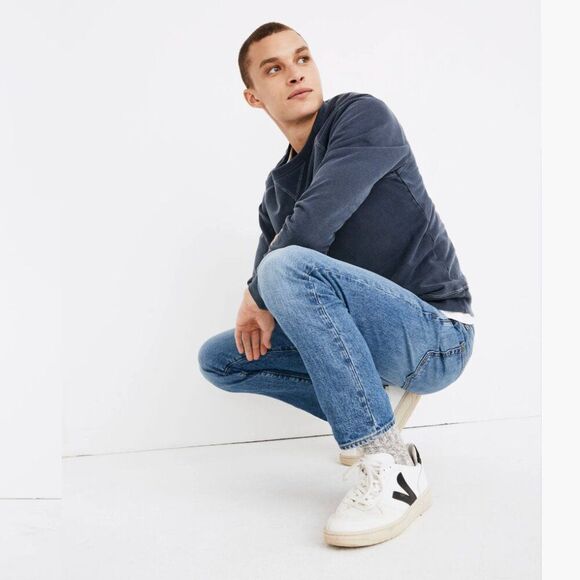 Madewell k6277 Slim Everyday Flex Jeans Eco Edition 32/30 Repaired - preowned - Picture 2 of 13